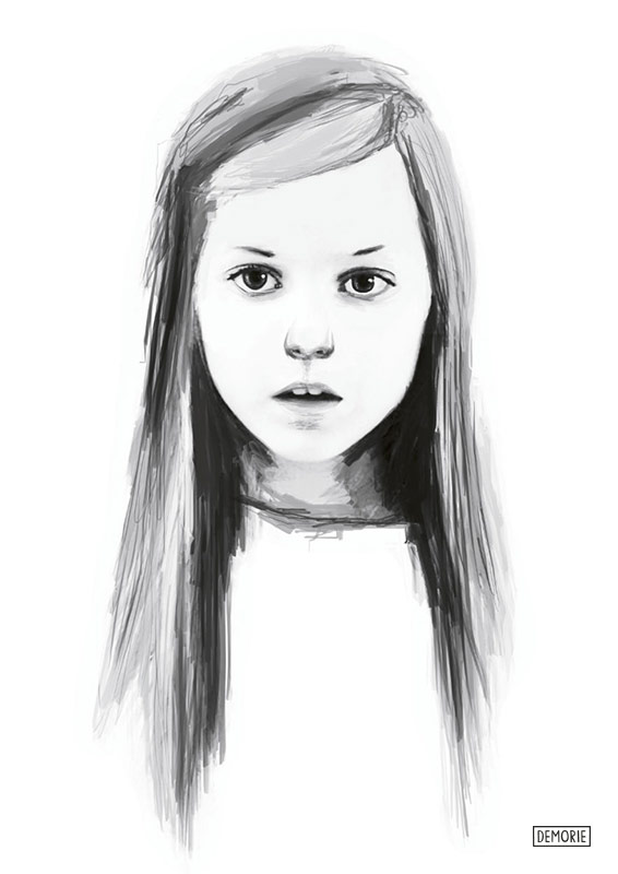 Say it again - Digital Portrait Drawing
