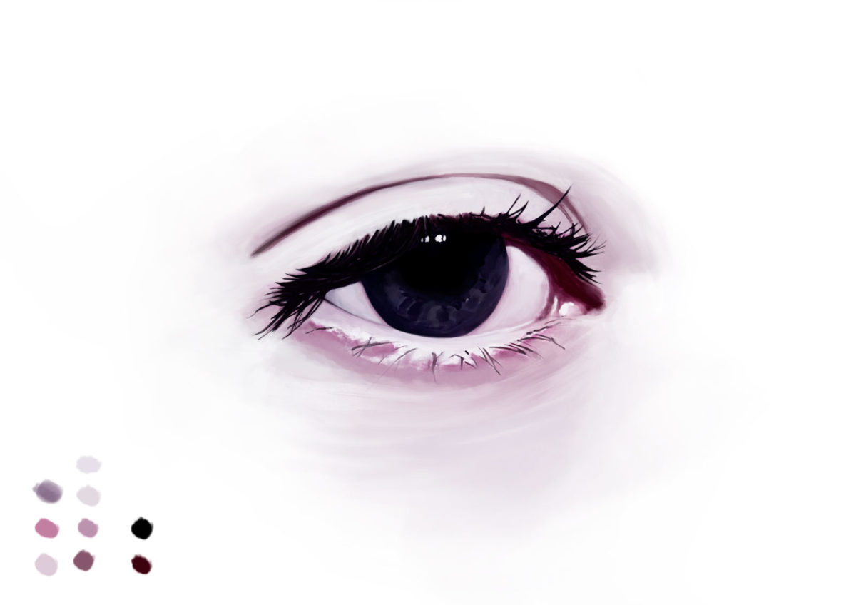 Sad Eye - Digital Painting