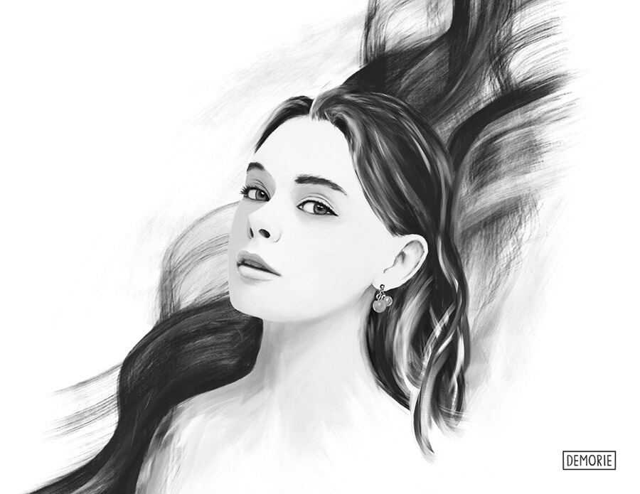 Digital Portrait Drawing